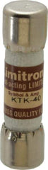 Cooper Bussmann - 600 VAC, 40 Amp, Fast-Acting General Purpose Fuse - Fuse Holder Mount, 1-1/2" OAL, 100 at AC kA Rating, 13/32" Diam - A1 Tooling