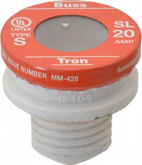 Cooper Bussmann - 125 VAC, 20 Amp, Time Delay Plug Fuse - 10 (RMS Symmetrical) kA Rating - A1 Tooling