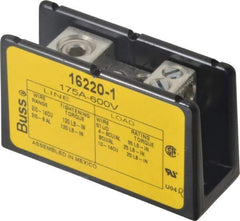 Cooper Bussmann - 1 Pole, 175 Amp, 8-2/0 AWG (Al), 14-2/0 AWG (Cu) Primary, 4-14 AWG (Cu), 4-8 AWG (Al) Secondary, Thermoplastic Power Distribution Block - 600 VAC/VDC, 1 Primary Connection, 1.96 Inch Long x 3.32 Inch Deep x 4 Inch High - A1 Tooling