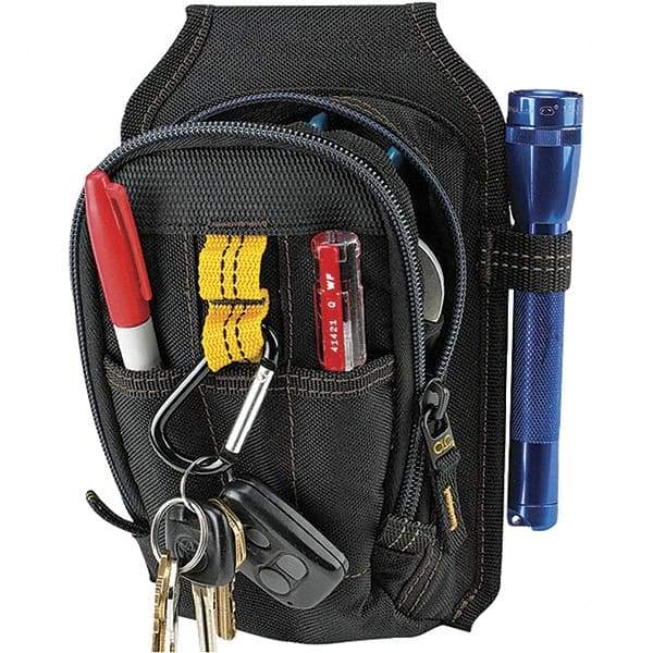 CLC - 9 Pocket Black Ballistic Polyester Mulit-Purpose Tool Carry All - 6" Wide x 4" Deep x 7" High - A1 Tooling