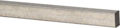 Precision Brand - 12" Long x 3/32" High x 3/32" Wide, Zinc-Plated Key Stock - Low Carbon Steel - A1 Tooling