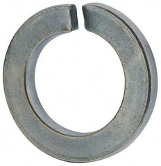 Value Collection - M24, 24.5mm ID, 40mm OD, 5mm Thick Split Lock Washer - Grade 8 Spring Steel, Zinc-Plated Finish, 24.5mm Min ID, 25.5mm Max ID - A1 Tooling