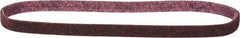 Norton - 1/2" Wide x 24" OAL, Aluminum Oxide Abrasive Belt - Aluminum Oxide, Medium, Nonwoven, Series STE-VS - A1 Tooling