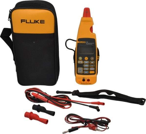 Fluke - 772, CAT II, Digital mA Process Clamp Meter with 0.1772" Detachable Jaws - 30 VDC, Measures Voltage, Current - A1 Tooling