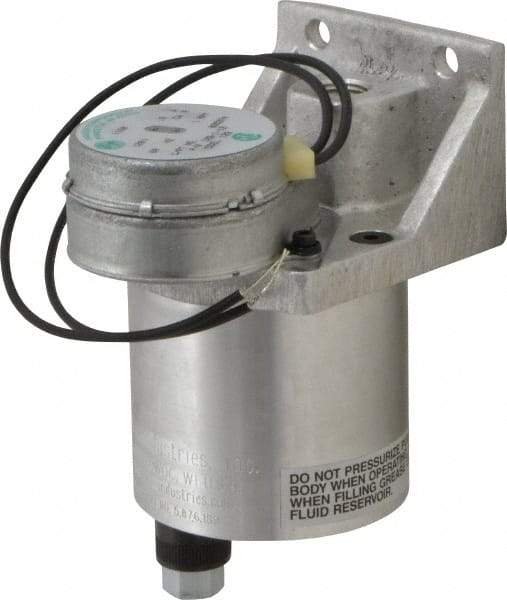 LDI Industries - 0.16 cc Output per Cycle, 1 Outlet Central Lubrication System Electric Pump - 66.55mm Wide x 134.37mm High, 120 Volt, Oil/Grease, 1/8-27 Outlet Thread, NPTF - A1 Tooling