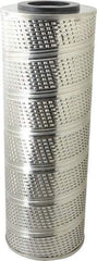 Parker - 6-1/4" OD, 30µ, Resin Cellulose Pleated-Resin Bonded Cartridge Filter - 18" Long - A1 Tooling