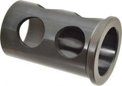 Global CNC Industries - 2" ID, 2-1/2" OD, 4" Length Under Head, Type J Lathe Tool Holder Bushing - 1-1/4" Hole Diam - Exact Industrial Supply