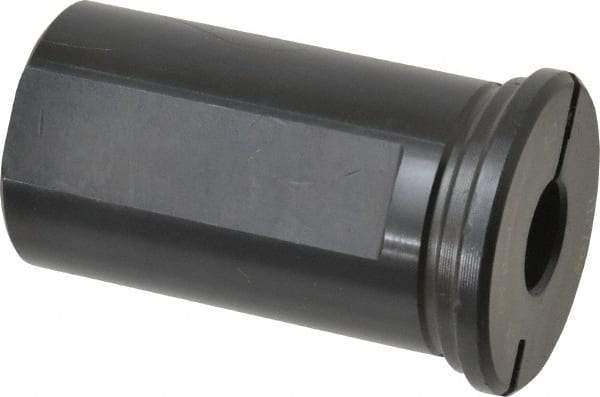 Global CNC Industries - 1/2" ID, 1-1/4" OD, 2-1/8" Length Under Head, Type B Lathe Tool Holder Bushing - Type B, 0.265 Inch Thick Head - Exact Industrial Supply