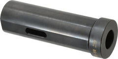 Global CNC Industries - MT3 Inside Morse Taper, Standard Morse Taper to Straight Shank - 5-3/4" OAL, Alloy Steel, Hardened & Ground Throughout - Exact Industrial Supply