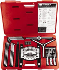 Proto - 19 Piece, 11" Spread, Wide Puller Set - 6 Jaws, 12" Reach - A1 Tooling