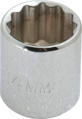 Proto - 1/4" Drive, Standard Hand Socket - 12 Points, 7/8" OAL, Chrome Finish - A1 Tooling