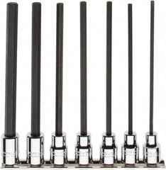 Proto - 7 Piece 3/8" Drive Inch Hex Bit Socket Set - 1/8 to 3/8" Hex - A1 Tooling