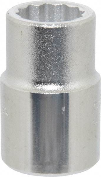 Proto - 3/4", 3/4" Drive, Standard Hand Socket - 12 Points, 2" OAL, Chrome Finish - A1 Tooling