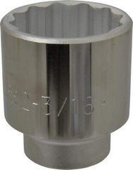 Proto - 2-3/16", 3/4" Drive, Standard Hand Socket - 12 Points, 3-9/32" OAL, Chrome Finish - A1 Tooling