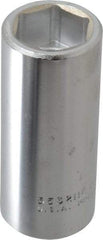 Proto - 1", 3/4" Drive, Deep Hand Socket - 6 Points, 3-1/2" OAL, Chrome Finish - A1 Tooling