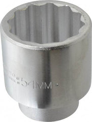 Proto - 3/4" Drive, Standard Hand Socket - 12 Points, 3-9/32" OAL, Chrome Finish - A1 Tooling