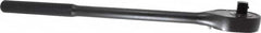 Proto - 3/4" Drive Pear Head Standard Ratchet - Black Oxide Finish, 20" OAL, 24 Gear Teeth, Standard Knurled Handle, Standard Head - A1 Tooling