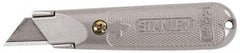 Stanley - Fixed Utility Knife - Aluminum Handle, 3 Blades Included - A1 Tooling