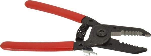 Proto - 20 to 10 AWG Capacity Wire Stripper - 6-1/16" OAL, Plastisol Handle - A1 Tooling