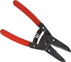 Proto - 30 to 22 AWG Capacity Wire Stripper - 6-1/16" OAL, Plastisol Handle - A1 Tooling