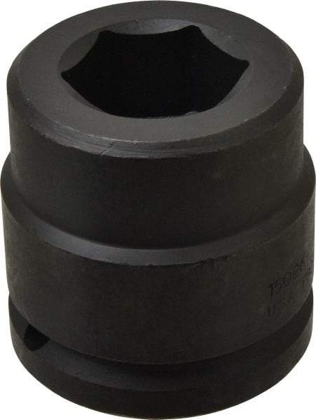 Proto - 1-1/2" Drive 1-5/8" Standard Impact Socket - 6 Points, 3-1/8" OAL - A1 Tooling