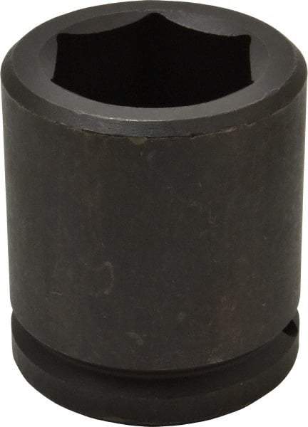 Proto - 1-1/2" Drive 2-1/16" Standard Impact Socket - 6 Points, 3-5/8" OAL - A1 Tooling