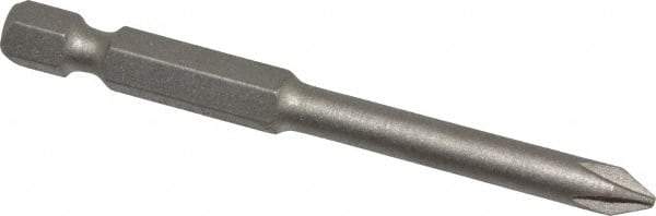 Irwin - #1 Phillips Screwdriver Bit - 1/4" Hex Drive, 2-3/4" OAL - A1 Tooling