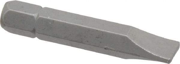 Irwin - 9/32" x 0.055" Blade, 1/4" Drive Slotted Screwdriver Bit - 1-1/2" OAL, Power Bit - A1 Tooling