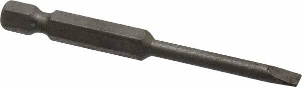 Irwin - 5/32" Slotted Screwdriver Bit - 1/4" Hex Drive, 2-3/4" OAL - A1 Tooling