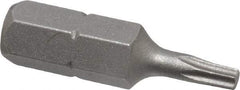 Irwin - 1/4" Drive T9 Torx Screwdriver Bit - 1" OAL, Insert Bit - A1 Tooling