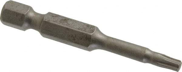 Irwin - T15 Torx Bit - 1/4" Hex Drive, 1-15/16" OAL - A1 Tooling