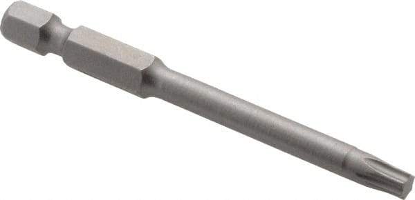 Irwin - T25 Torx Bit - 1/4" Hex Drive, 2-3/4" OAL - A1 Tooling