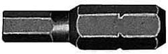 Irwin - 3mm Hex Screwdriver Bit - 5/16" Drive, 1-1/4" OAL - A1 Tooling