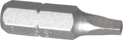 Irwin - 1/4" Drive, #1 Square Recess Screwdriver Bit - 1" OAL - A1 Tooling