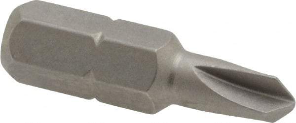 Irwin - 1/4" Drive, #1 Torq-Set Screwdriver Bit - 1" OAL - A1 Tooling