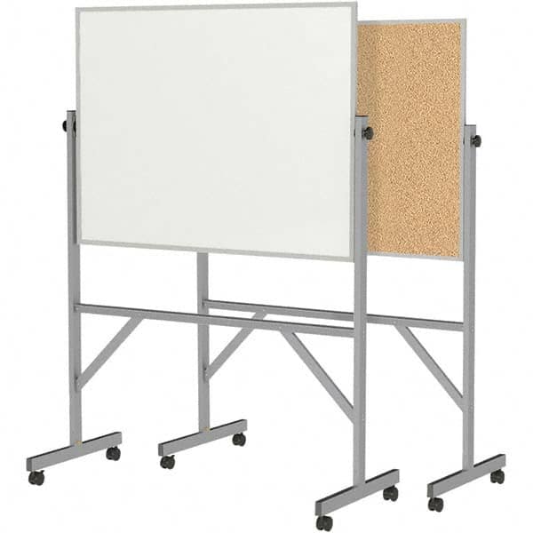 Ghent - Whiteboards & Magnetic Dry Erase Boards Type: Reversible Dry Erase/Corkboard Height (Inch): 78-1/4 - A1 Tooling