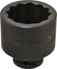 Proto - 3/4" Drive 2-1/16" Standard Impact Socket - 12 Points, 3-3/32" OAL - A1 Tooling