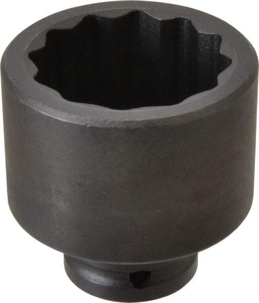 Proto - 3/4" Drive 2-1/8" Standard Impact Socket - 12 Points, 3-3/32" OAL - A1 Tooling