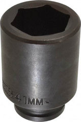 Proto - 3/4" Drive 41mm Deep Impact Socket - 6 Points, 3-1/2" OAL - A1 Tooling