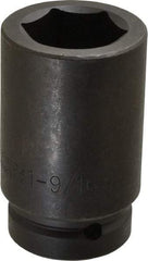 Proto - 1" Drive 1-9/16" Deep Impact Socket - 6 Points, 4" OAL - A1 Tooling