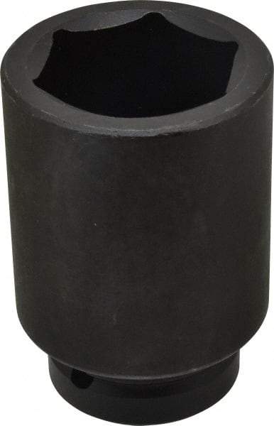 Proto - 1" Drive 2-1/8" Deep Impact Socket - 6 Points, 4-1/2" OAL - A1 Tooling