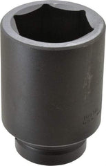 Proto - 1" Drive 2-1/4" Deep Impact Socket - 6 Points, 4-1/2" OAL - A1 Tooling