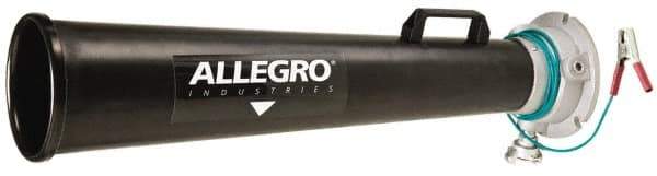 Allegro - 46 Inch Long, Plastic Venturi Style Pneumatic Blowers - 1 Inch NPT, 14.35 Inch Base Diameter, 15.37 Inch Face Diameter - A1 Tooling