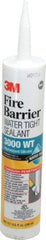 3M - 10.1 oz Cartridge Gray RTV Silicone Joint Sealant - 14 to 230°F Operating Temp, Series 3000WT - A1 Tooling