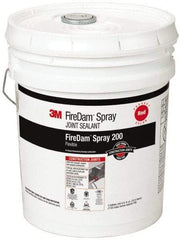 3M - 5 Gal Pail Red Elastomer Joint Sealant - 110°F Max Operating Temp, 24 hr Full Cure Time, Series Spray 200 - A1 Tooling