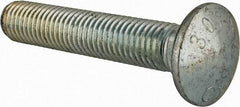 Value Collection - 5/8-11 UNC 3-1/2" Length Under Head, Standard Square Neck, Carriage Bolt - Grade 2 Steel, Zinc-Plated Finish - A1 Tooling