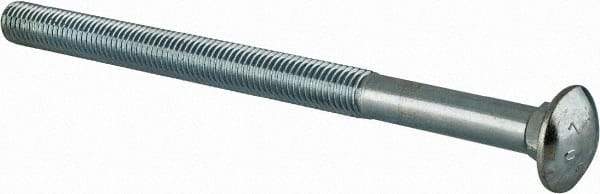 Value Collection - 5/8-11 UNC 9" Length Under Head, Standard Square Neck, Carriage Bolt - Grade 2 Steel, Zinc-Plated Finish - A1 Tooling