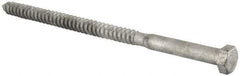 Value Collection - 1/2" Screw, 9" Length Under Head, Steel, Hex Head Lag Screw - Hot Dipped Galvanized, Grade 2 - A1 Tooling