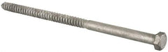 Value Collection - 1/2" Screw, 10" Length Under Head, Steel, Hex Head Lag Screw - Hot Dipped Galvanized, Grade 2 - A1 Tooling