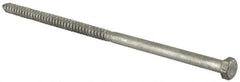 Value Collection - 1/2" Screw, 12" Length Under Head, Steel, Hex Head Lag Screw - Hot Dipped Galvanized, Grade 2 - A1 Tooling